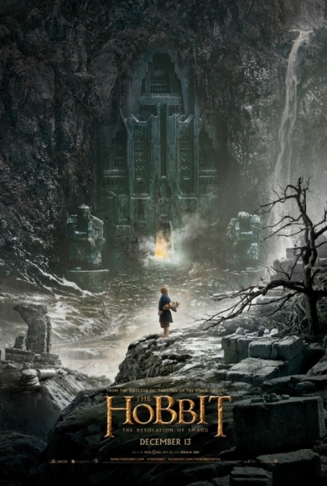 la premiére affiche de the hobbit la désolation de smaug.